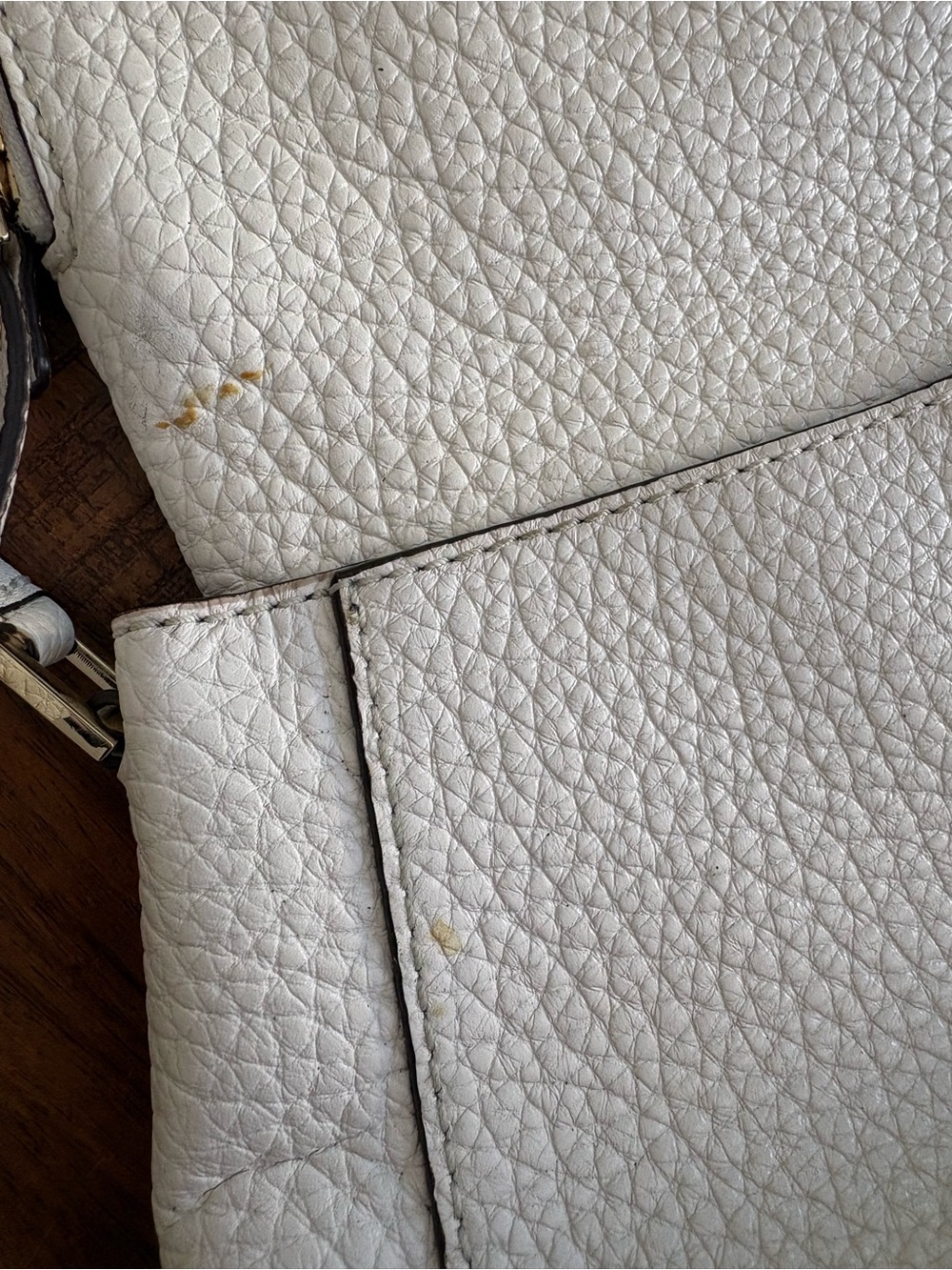 kate spade White Pebbled Leather Crossbody Bag - Picture 6 of 13